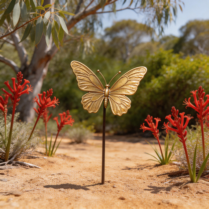 🦋【Multi-Functional Garden Butterfly Metal Stake】Outdoor & Indoor Lawn, Balcony, Flower Bed – Perfect Gift for Garden Lovers – Handcrafted Flower Accent