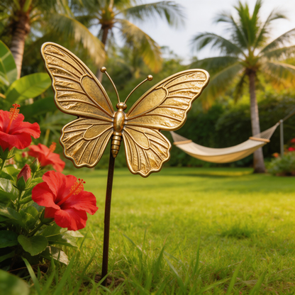 🦋【Multi-Functional Garden Butterfly Metal Stake】Outdoor & Indoor Lawn, Balcony, Flower Bed – Perfect Gift for Garden Lovers – Handcrafted Flower Accent