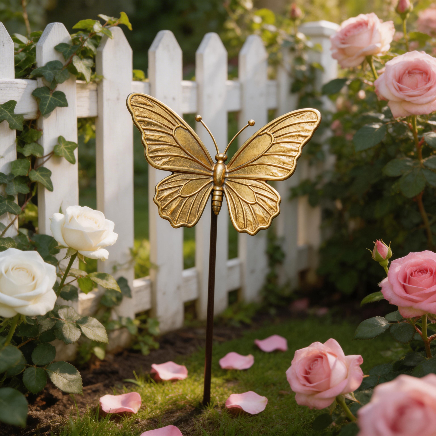 🦋【Multi-Functional Garden Butterfly Metal Stake】Outdoor & Indoor Lawn, Balcony, Flower Bed – Perfect Gift for Garden Lovers – Handcrafted Flower Accent