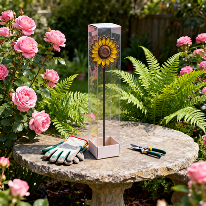 🌻【Multi-Functional Garden Sunflower Metal Stake】Outdoor & Indoor Lawn, Balcony, FlowerBed - Perfect Gift for Garden Lovers - Handcrafted Flower Accent