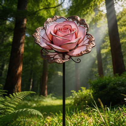 🌹【Multi-Functional Garden Rose Metal Stake】Outdoor & Indoor Lawn, Balcony, FlowerBed - Perfect Gift for Garden Lovers - Handcrafted Flower Accent