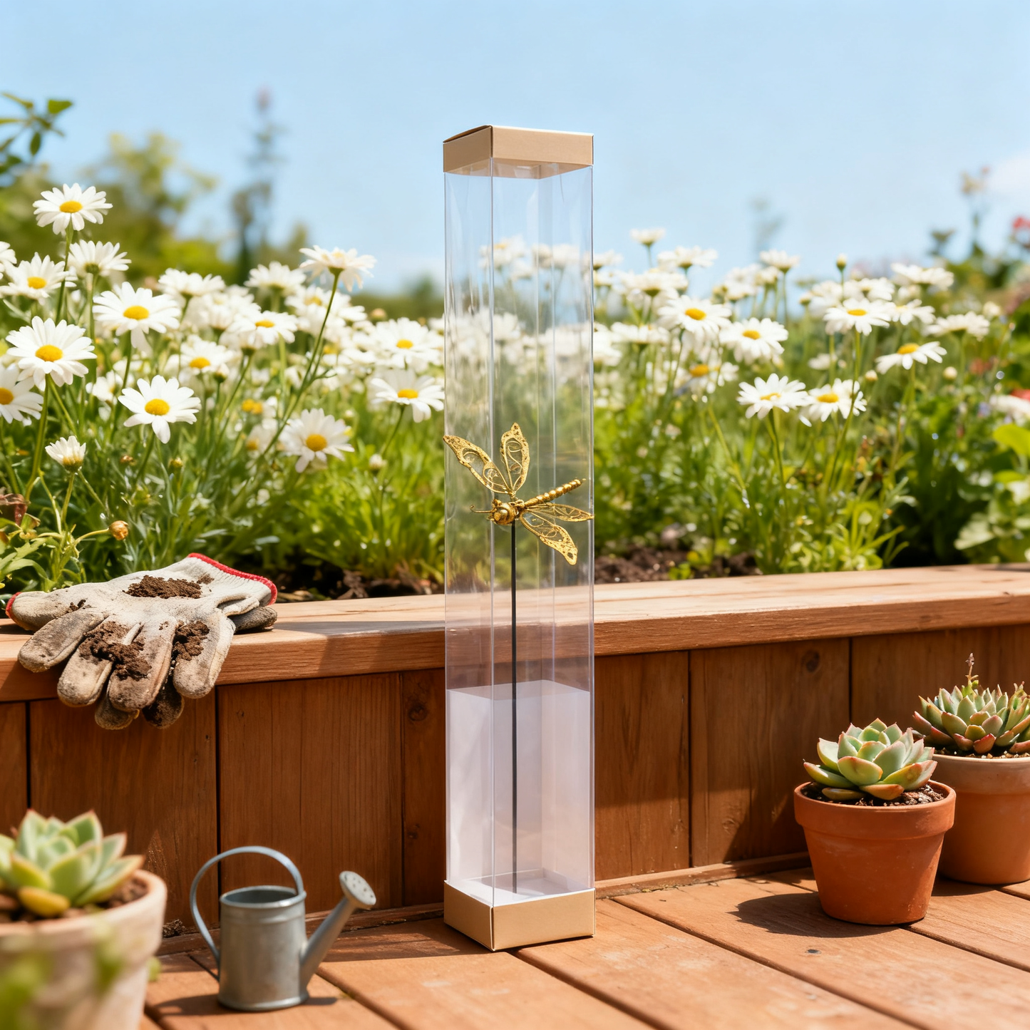 🦋【Multi-Functional Garden Dragonfly Metal Stake】Outdoor & Indoor Lawn, Balcony, FlowerBed - Perfect Gift for Garden Lovers - Handcrafted Flower Accent