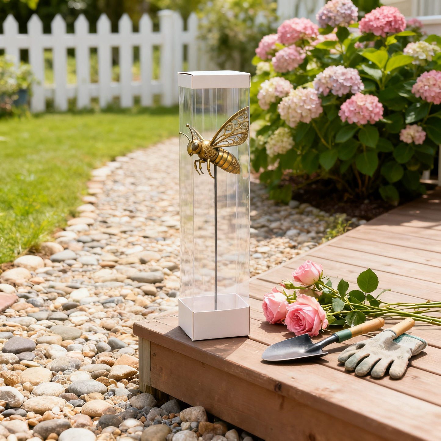 🐝【Multi-Functional Garden Bee Metal Stake】Outdoor & Indoor Lawn, Balcony, Flower Bed – Perfect Gift for Garden Lovers – Handcrafted Bee Accent ✅