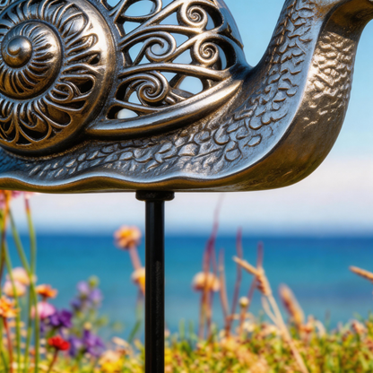 🐌【Multi-Functional Garden Snail Metal Stake】Outdoor & Indoor Lawn, Balcony, Flower Bed – Perfect Gift for Garden Lovers – Handcrafted Snail Accent